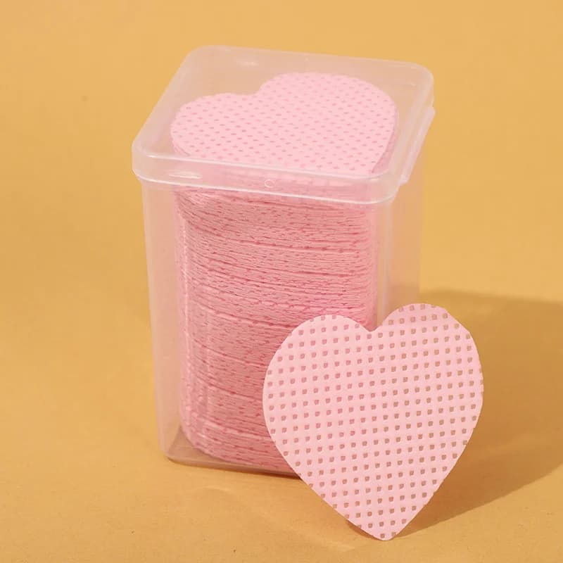 Wholesale Lash Glue Wipes Nail Polish Glue Wipes Lint Free Nail Wipes Non-Woven Fabric Remover Wipes Use for Nail Polish Remover