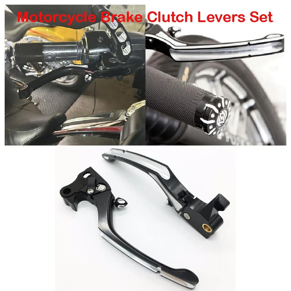 Leve Freno e Frizione Regolabili per Moto Harley Davidson Sportster XL 883 1200 XL1200 XL883 2004-2013