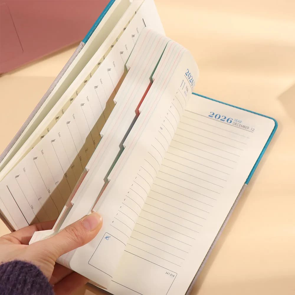Agenda Planner 2026 per 365 Giorni, Blocco Note in Inglese, Lista delle Cose da Fare, Quaderno con Carta Spessa, Planner per Autodisciplina e Lavoro d'Ufficio