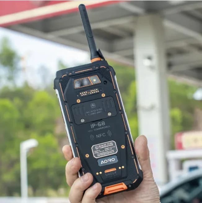 AORO M5 Radio Digitale Android DMR Walkie Talkie PTT Mobile Bidirezionale POC Telefono Atex Zona 1 IP68 Smartphone Robusto
