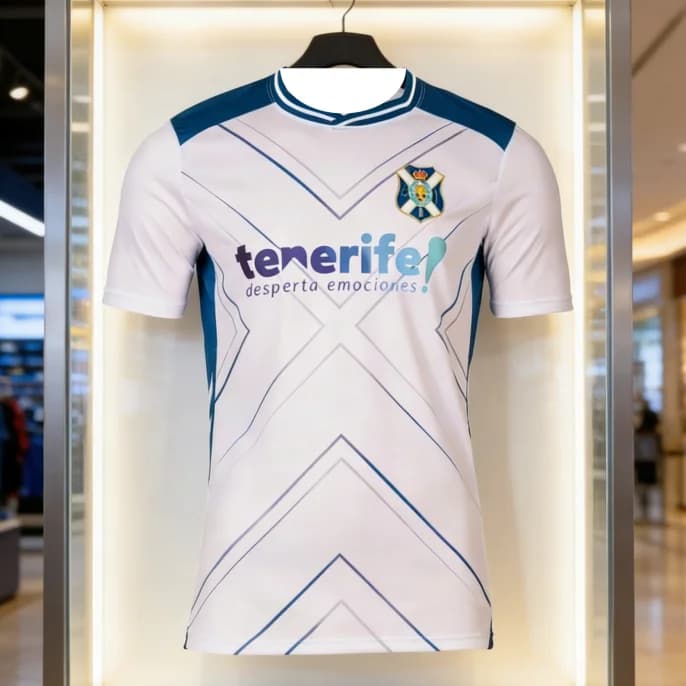 Football T-shirt Tenerife Style Spanish 2026 Bestseller Man - Drying Fast, Breathable, for Training, Matching and Beach
