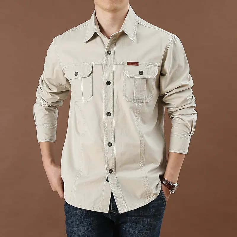 Camicie casual a maniche lunghe larghe per uomo Camicia da giacca sottile tinta unita primavera e autunno Abbigliamento uomo Camisas Moda Streetwear