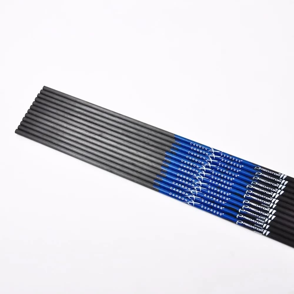 Pure Carbon Arrow Shafts, 30 "Spine400-1000, ID4.2mm Recurve Bow, Hunting Shooting Arrow, 12Pcs