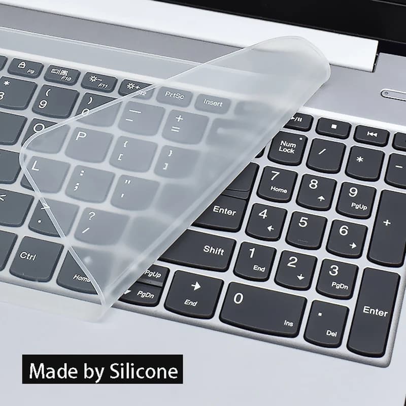 2 pezzi di copertura universale per tastiera per laptop da 13-17 pollici tastiera per PC notebook antipolvere morbida pellicola protettiva in silicone trasparente