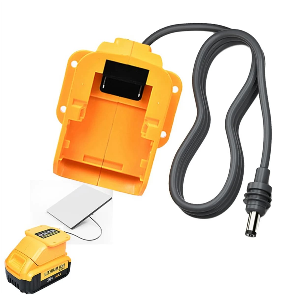 A002 Cavo di alimentazione per batteria per mini adattatore per caricabatterie a spina per cavo di alimentazione CC