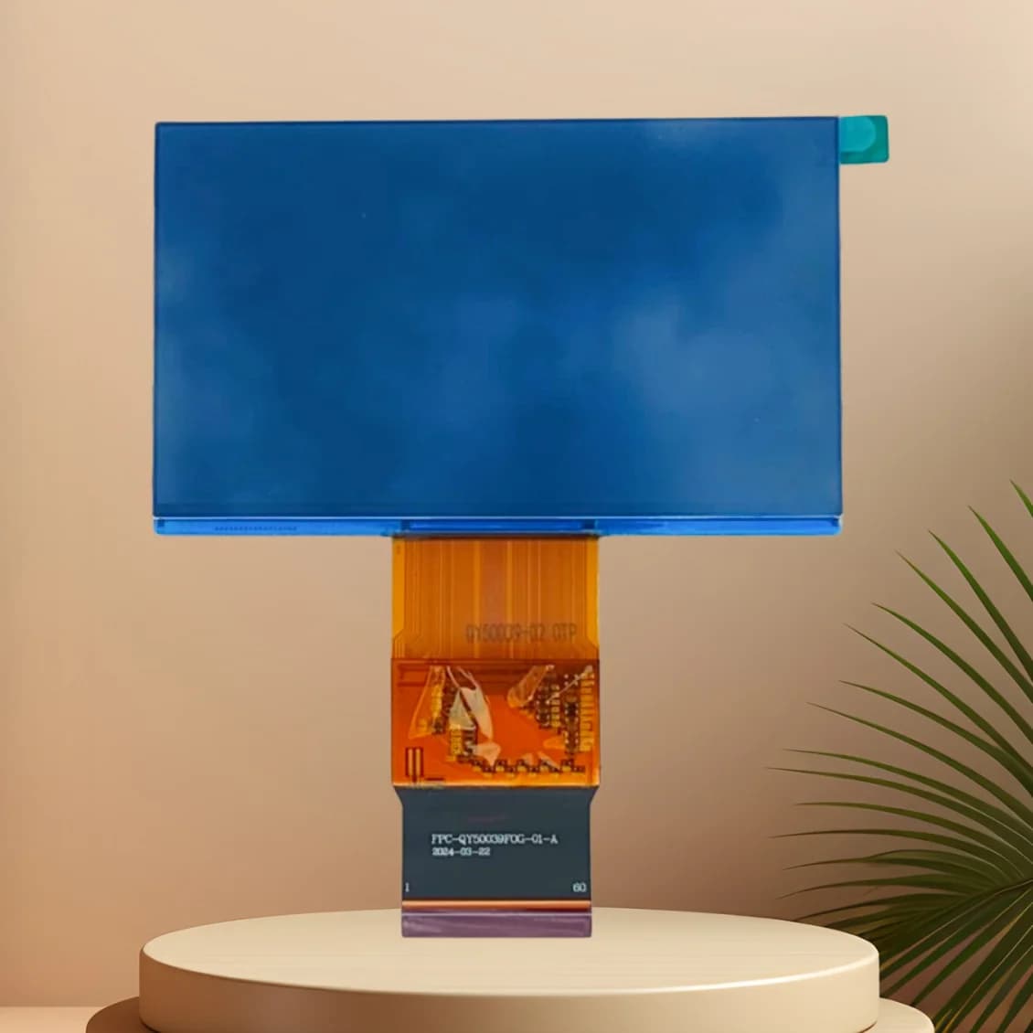 Schermo LCD per Proiettore da 5 Pollici, Pannello di Proiezione Fai-da-Te 1920*1080P HD, Display Video, Riparazione Schermo Giallo, Monitor QY50039