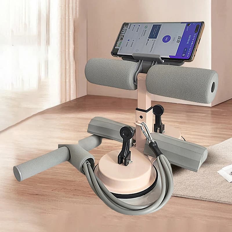 Attrezzatura multifunzionale per sit up - Supporto per caviglia con doppia ventosa Attrezzatura fitness regolabile per palestra domestica