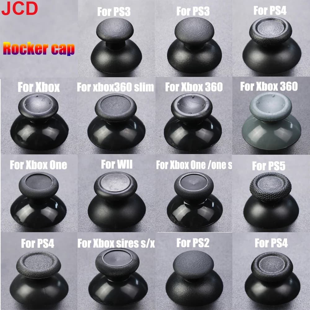 JCD1 pz Controller di Ricambio Analogico Thumbstick Thumb Stick Fungo Grip Cap Cover Per PS2 PS3 PS4 PS5 Xbox una serie SX 360