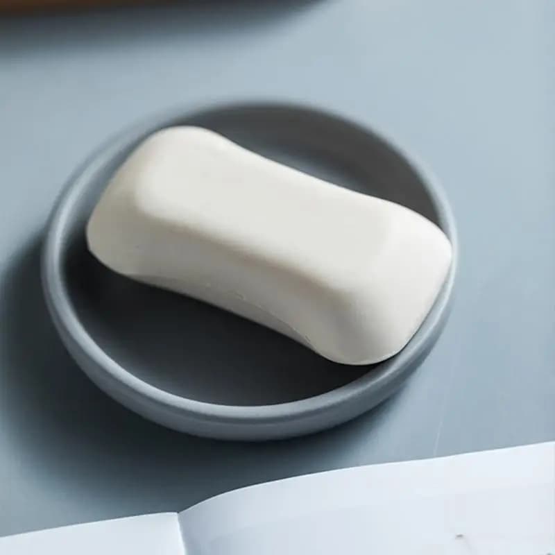 652F Set da bagno Dispenser sapone per lozione Portaspazzolino Portasapone Decorazione da bancone