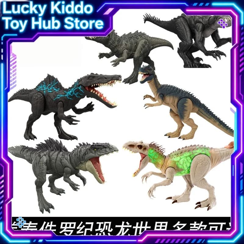 Jurassic World Dinosauro Articolato Allosaurus Grande Giocattolo da Collezione Dinosauro Anime Action Figure Modellino per Fan