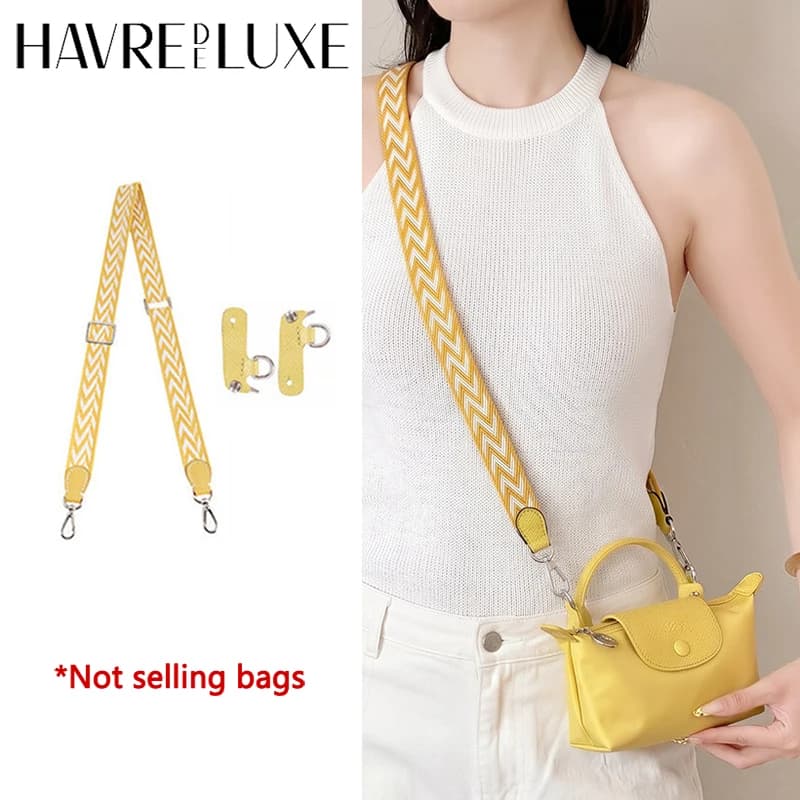 Crossbody Canvas Bag Shoulder Strap For Longchamp Mini Gift Durable Fashion Without Punching Modification Bag Accessories