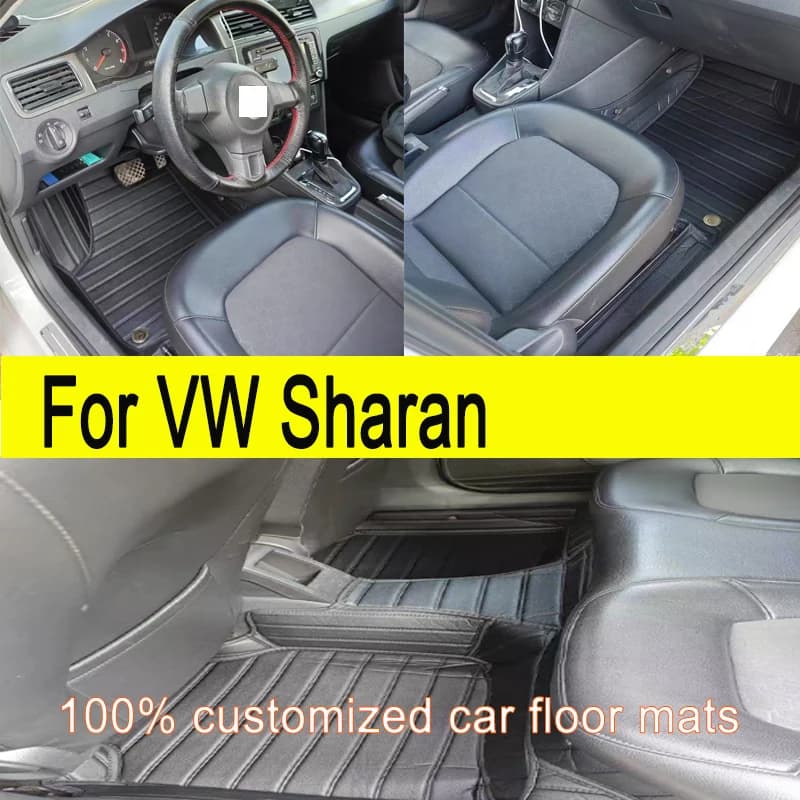 Custom Car Floor Mats For VW Sharan 2012 2013 2014 2015 2016 2017 2018 2019