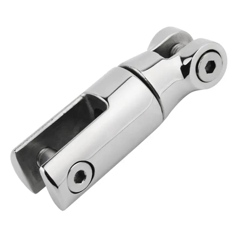 2 Sections 10-12Mm Boat 316 Stainless Steel Anchor Chain Rotation Swivel Connector
