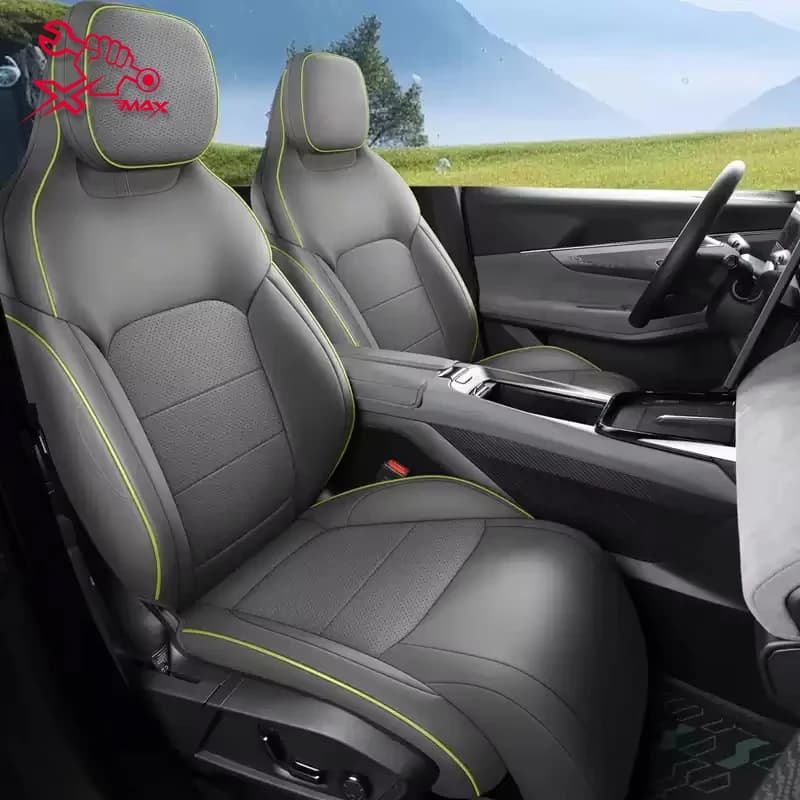 For LYNK&CO 08 2023-2025 Car seat cover with left guide Custom seat cushions for seats completely surrounded for all seasons