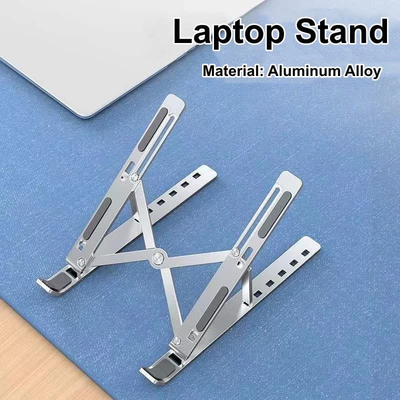 Supporto per laptop regolabile Supporto da tavolo in lega di alluminio Staffa portatile pieghevole per MacBook Air Pro Notebook Tablet Pad Raffreddamento
