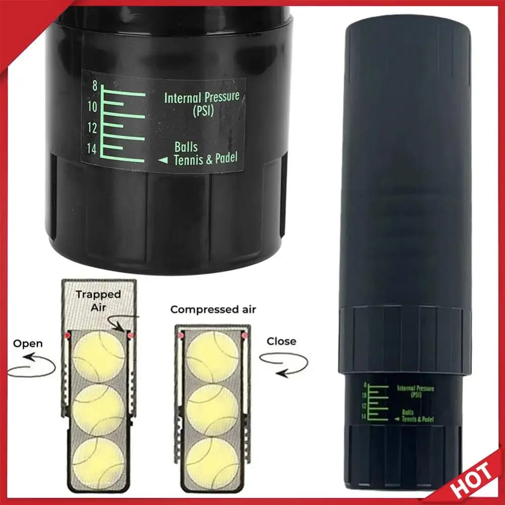 Contenitore per Mantenere la Pressione delle Palline da Tennis, Barattolo per Riparare e Proteggere la Forma e il Rimbalzo delle Palline