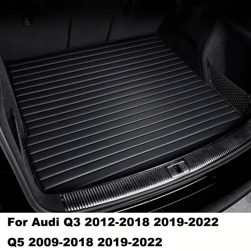 Tappetini per bagagliaio per auto in stile personalizzato a strisce per Audi Q3 2012-2018 2019-2022 Q5 2009-2018 2019-2022 Accessori auto