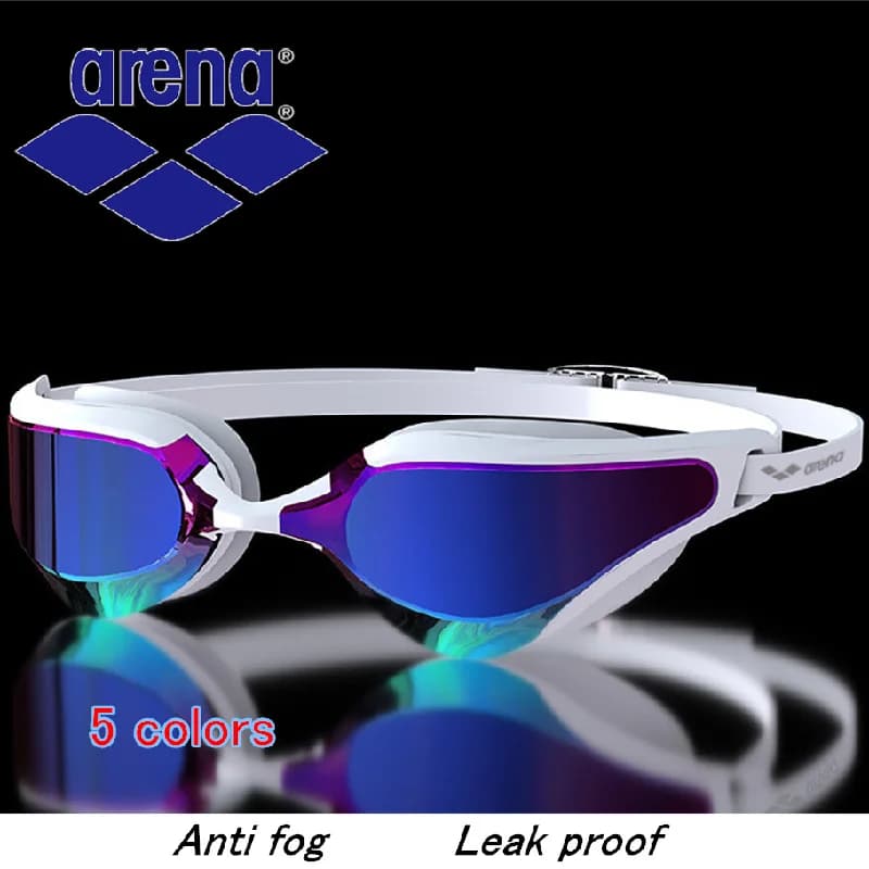 ARENA Professional swimwear anti-fog HD UV protection eyelets Man Woman Adjustable silicone eyeglasses