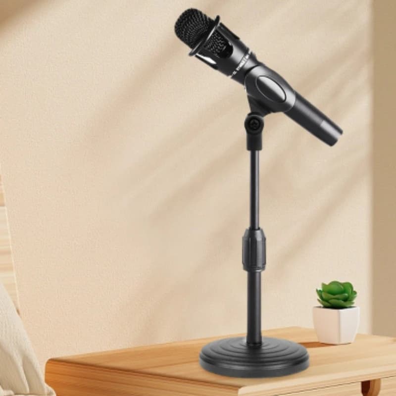 Mini adjustable table support Universal microphone stand Table tripod Support bracket for portable microphone clip