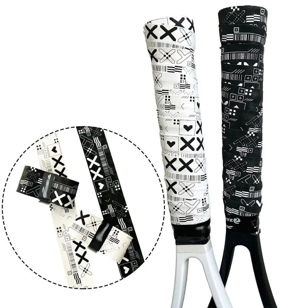 Nastro per Impugnatura Racchetta da Tennis Antiscivolo e Assorbente, Fascia per Racchette da Tennis, Squash, Pesca e Badminton
