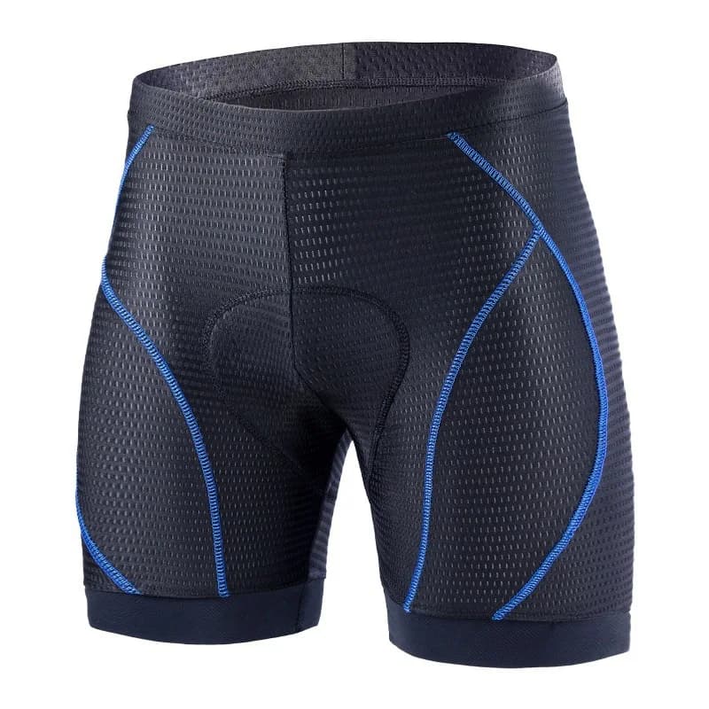 Men's Cycling Shorts Padded Gel with Anti-Slip Leg Grips - Compression Quick Dry Workout Bike Shorts Elastic Breathable for MTB