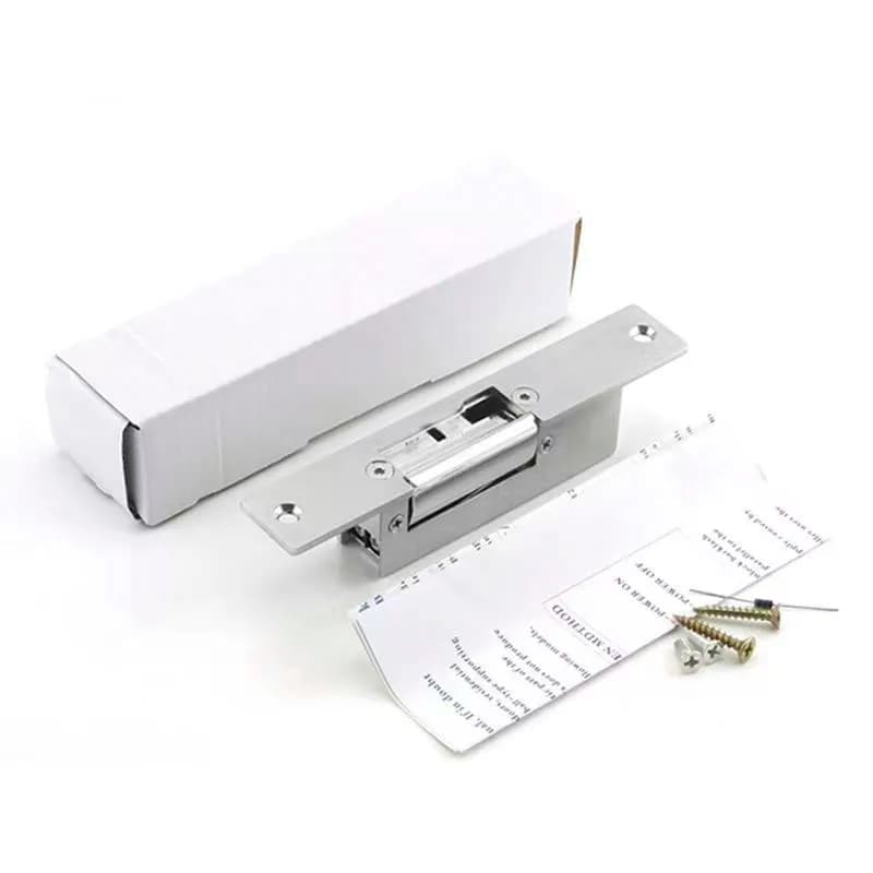 Serratura a catodo con attacco elettrico 12V per sistema di controllo accessi sistema interfono NC Fail safe o NO Fail Secure