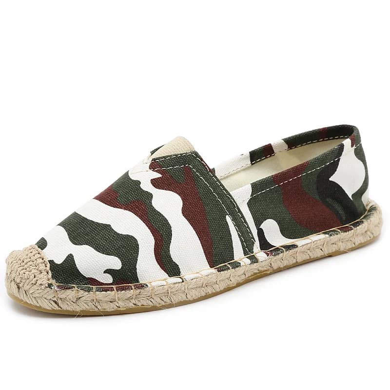 Scarpe Casual da Uomo Slip-On in Canapa 2026 Estive Autunnali, Scarpe da Uomo in Tela Traspiranti, Espadrillas Graffiti, Calzature Basse da Donna