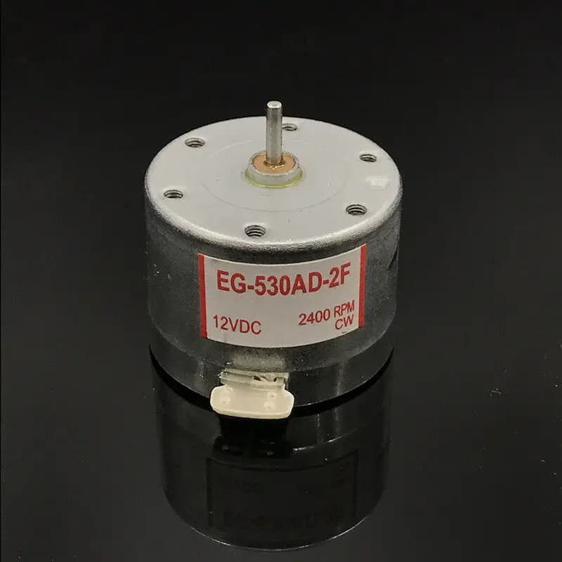 DC 12V Micro EG-530AD-2F CW Motor 2400RPM cabestan Deck Cassette Tape Recorder Audio mandrino motore elettrico sostituzione