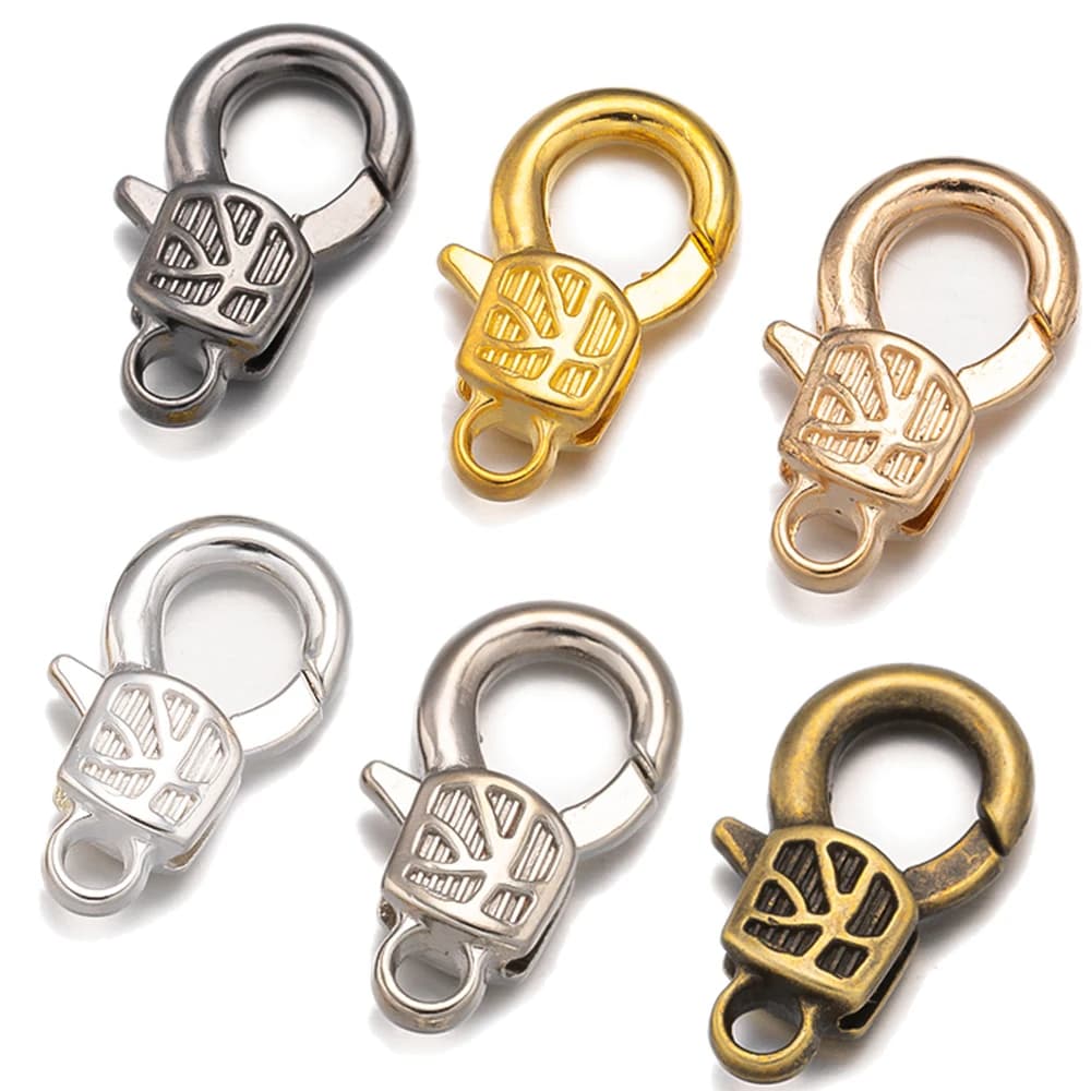20 pz Vintage Lega Aragosta Artiglio Catenacci Clip Ganci 17 x 9 mm per Gioielli FAI DA TE Bracciale Collana Portachiavi Artigianato Che Fanno Forniture