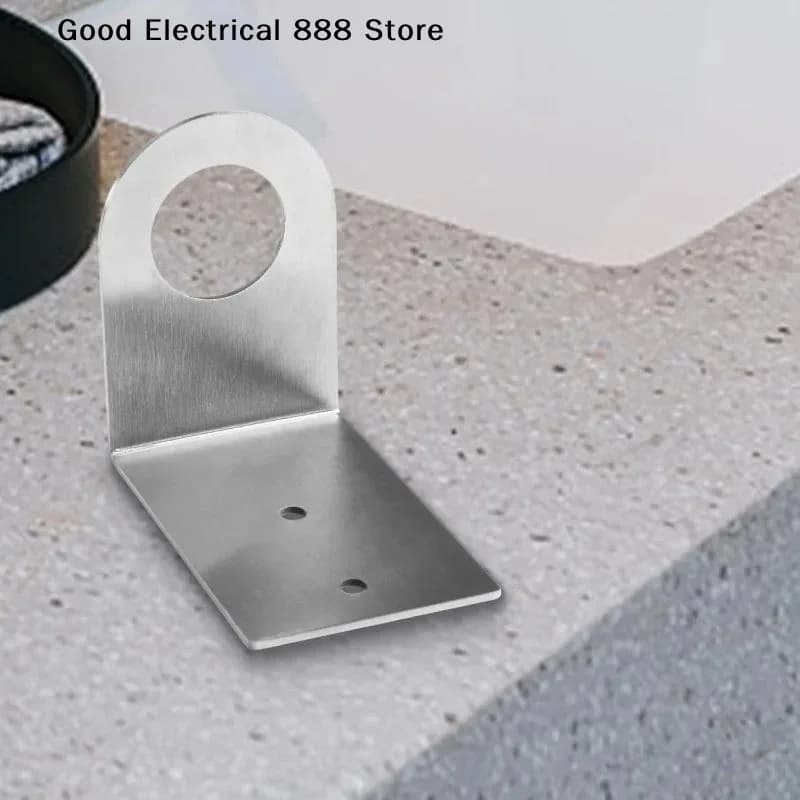 【G】Stainless Steel Wall Mounted No Drilling Bathroom Organizer For Liquid Hand Soap Holder Soap Dispenser Organizer
