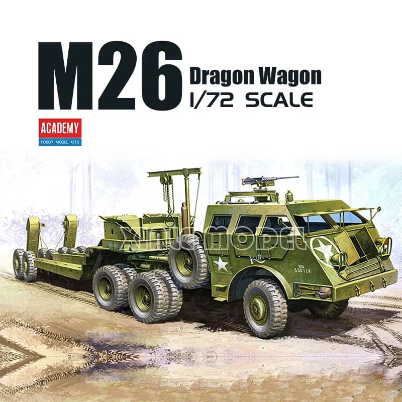 Academy 13409 Veicolo da trasporto americano Dragon Wagon Kit modello in scala 1/72
