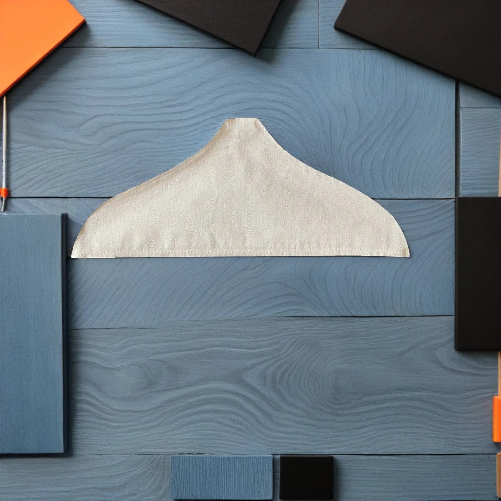 Set di 3 Protezioni per Appendiabiti in Cotone e Lino Premium, Design Antiscivolo, Adatte a Vari Tipi di Appendiabiti, Protegge la Forma dei Vestiti, per la Casa