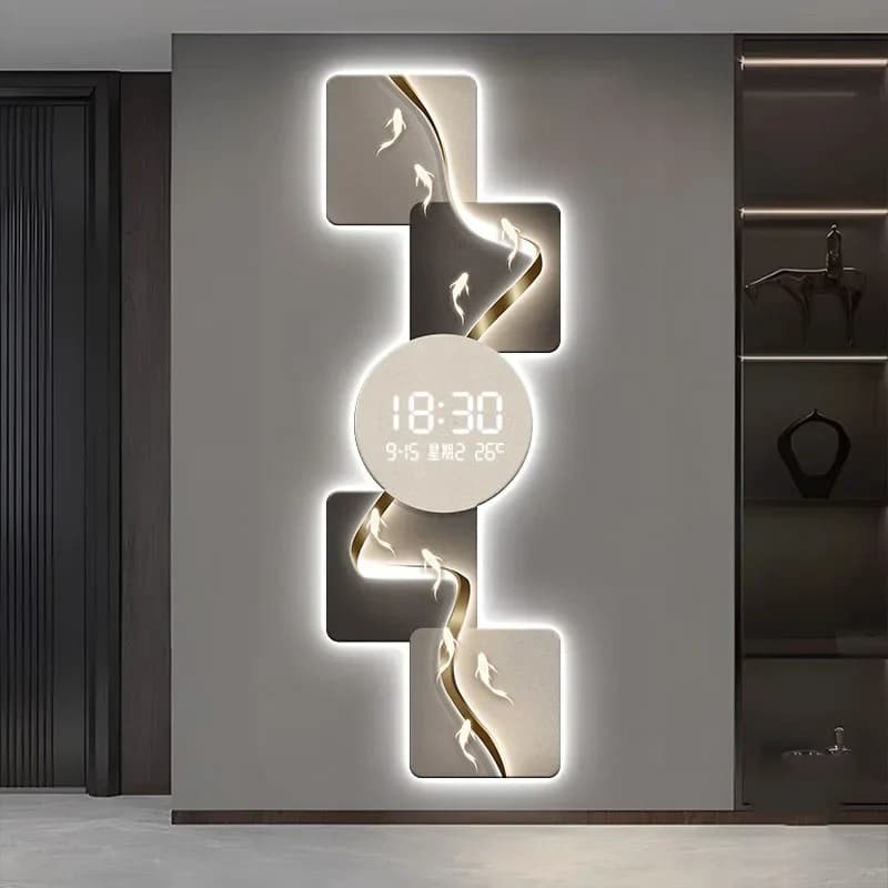 Nordic Luxury Wall Clocks Design Aesthetic Modern Big Wall Watch Minimalist Creative Relogio De Parede Living Room Decoration