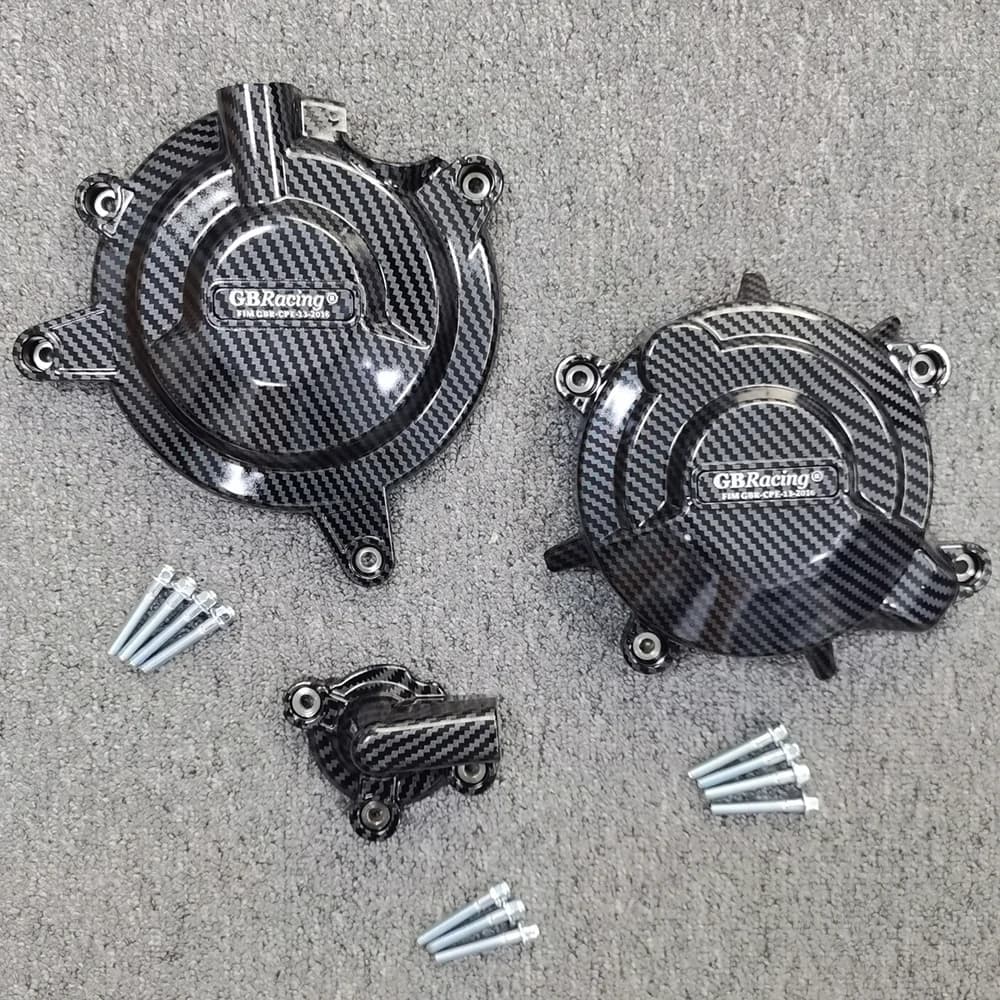 Ninja 500 custodia protettiva per motore moto per Kawasaki NINJA 500 2024 custodia protettiva con struttura in fibra di carbonio