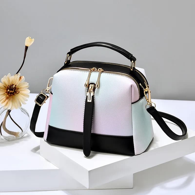 Korean Version Minimalist Women's Handbag Versatile Summer New Boston Pillow Bag Fashionable Women's One Shoulder Crossbody Bag