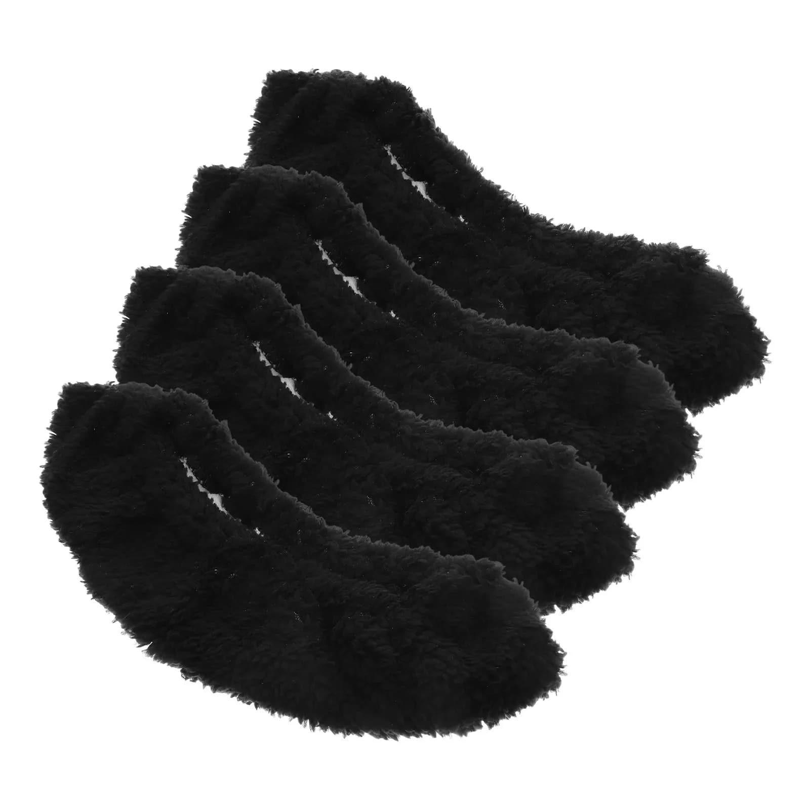 Protezioni per pattini durevoli con rivestimento elastico che assorbe l'acqua, per protezione da pattinaggio su ghiaccio, leggere, adatte a bambini e adulti, colore nero