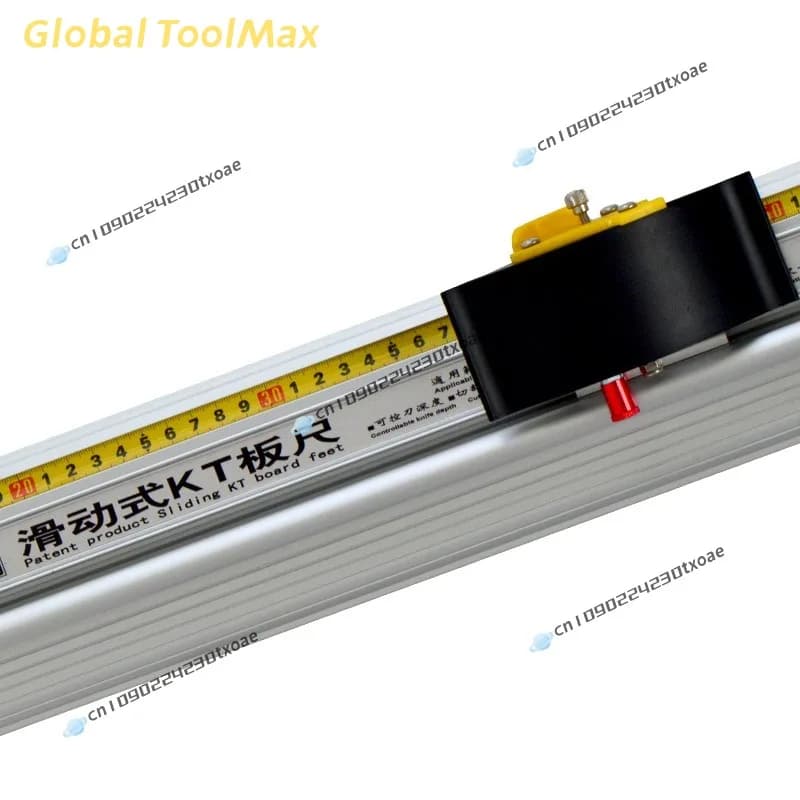 Manual Protective Sliding KT Board Cutting Ruler Aluminum Alloy Art Ruler Non-slip Anti-Running deviation ruler Advertising Tool