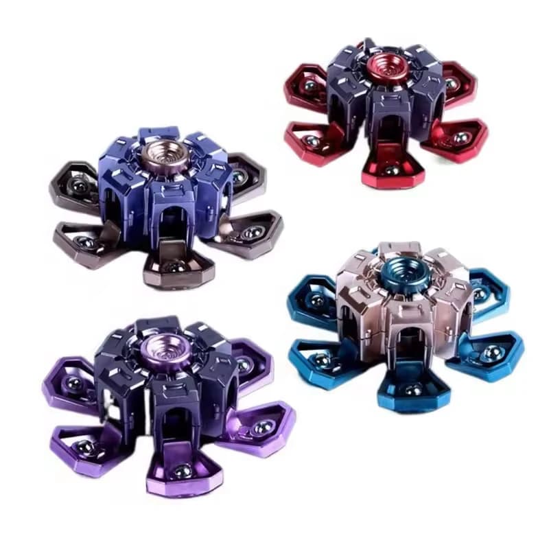 FAI DA TE Creativo Agitarsi Rotante Punta Delle Dita Giroscopio Spinner Agitarsi Giocattoli Per I Regali Di Compleanno Per Adulti EDC Mano Spinner Giocattolo Alleviare Lo Stress
