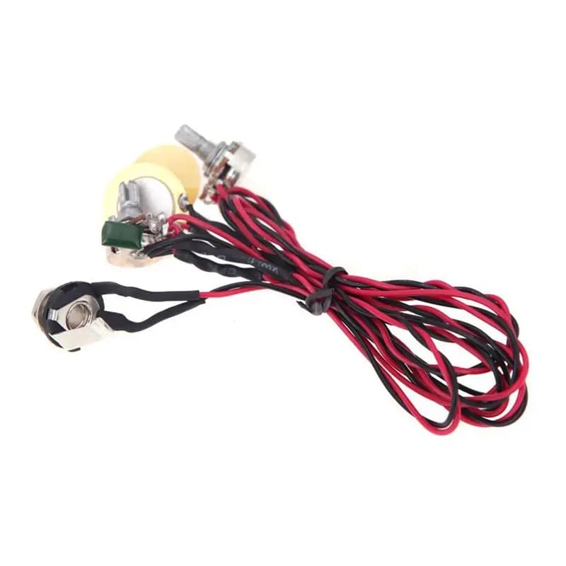 5X Dual Piezo Pickup Pick-Up 6.35Mm Jack With Volume Tone Control For Acoustic Guitar Ukulele