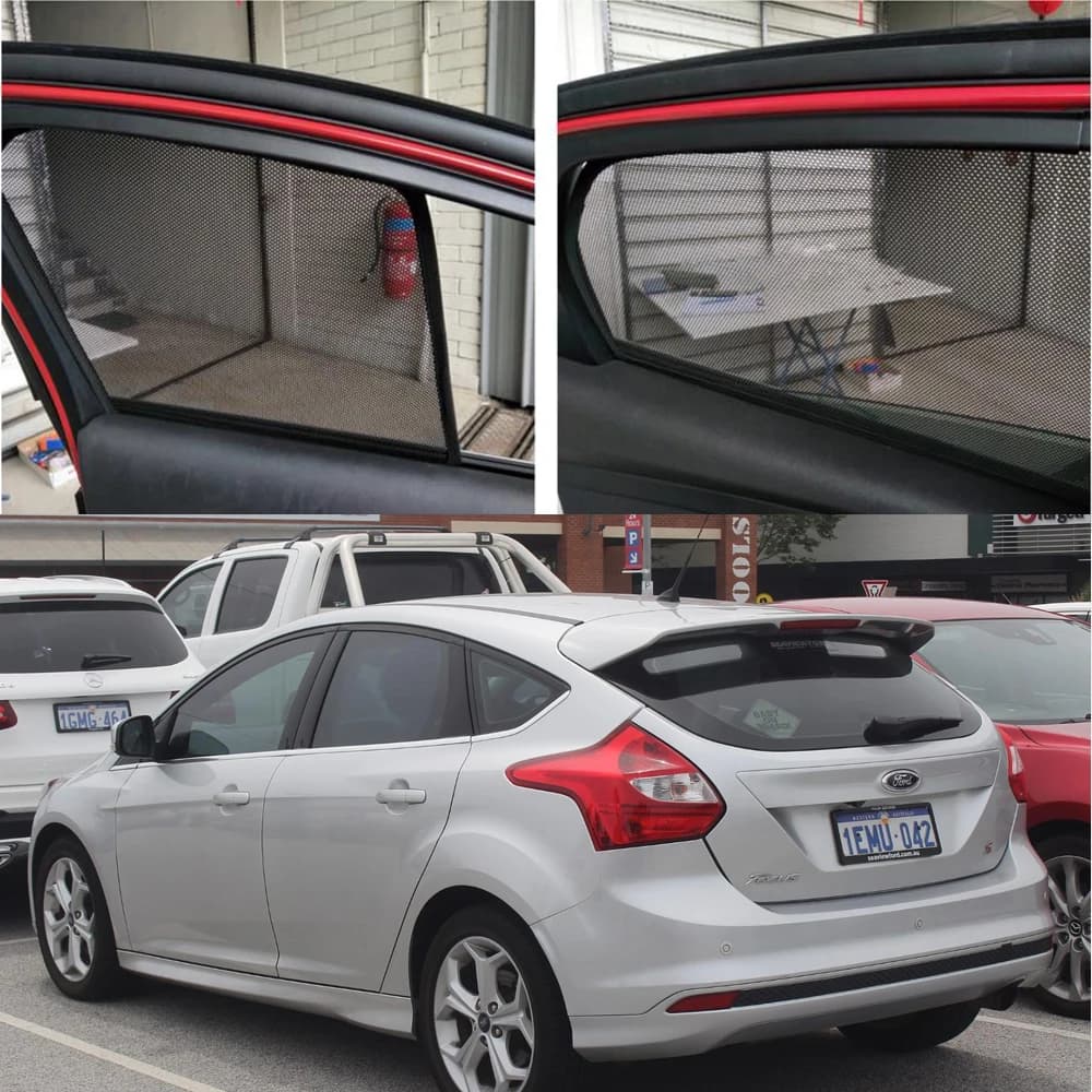 Per Ford Focus MK3 Hatchback 2011-2018 Auto Parasole Visiera Parabrezza Anteriore Telaio Tenda Posteriore Finestrino Laterale Del Bambino Parasole Scudo