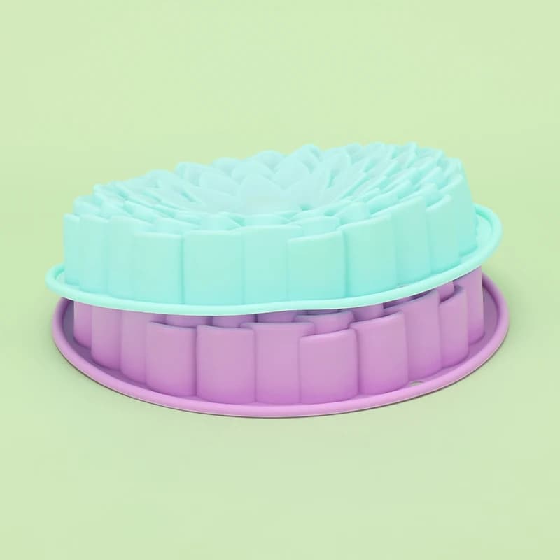 Stampo in Silicone a Forma di Girasole per Torte, Gelati, Cioccolato, Sapone, Cupcake, Teglia da Forno, Stampo per Muffin, Stampi per Torte a Forma di Fiore