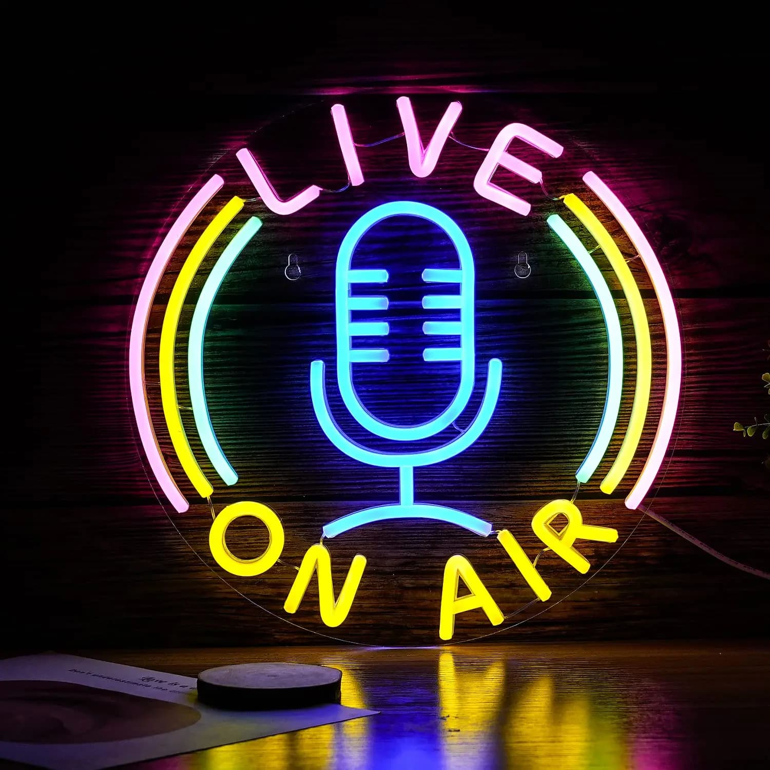 ON AIR LED Neon Light Sign Lettere acriliche Insegna al neon USB Dimmer Switch per la casa Sala giochi Bar Pub Negozio Club Party Decorazione della parete