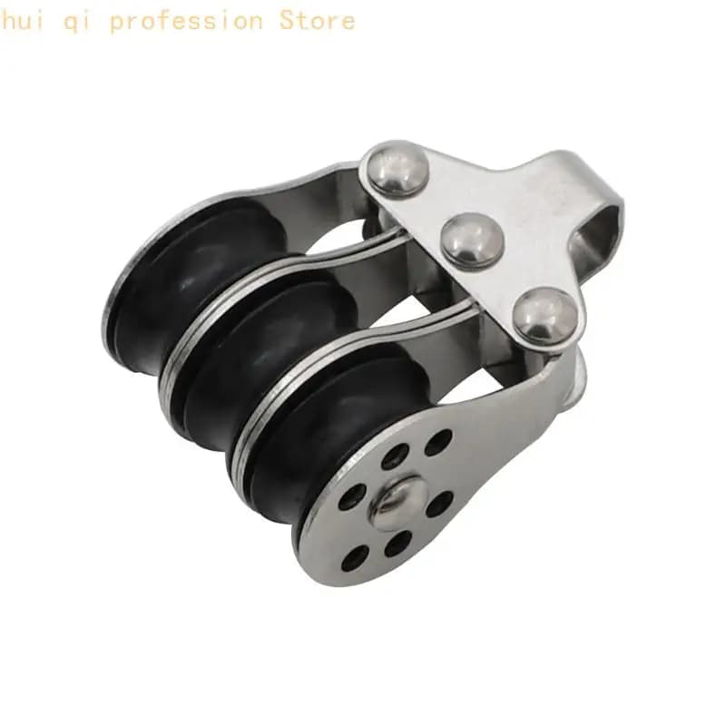 Yacht Deck Sheave Block for Marine Rope Guidance Hardware Use Metal Texture H8WE