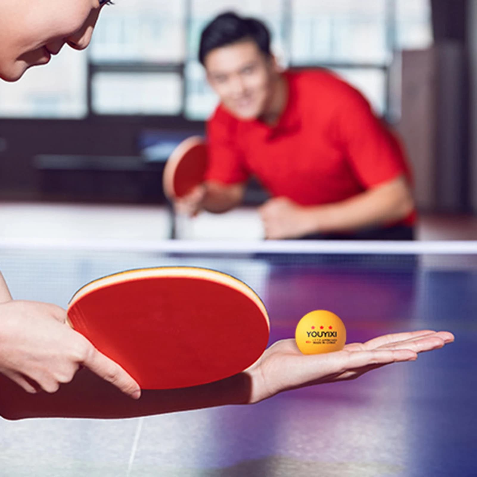 Palla da ping-pong per scopi di allenamento Palla da ping-pang in plastica ad alto rimbalzo, regalo per gli amanti dello sport dei bambini