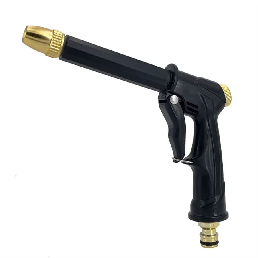 Pistola ad Acqua Portatile ad Alta Pressione per Lavaggio Auto, Irrigazione Giardino, Ugello Spruzzatore con Connettore Rapido