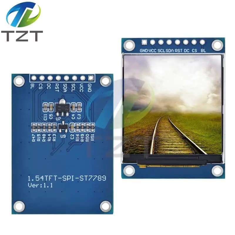 1/2/3PCS 1.54 pollici 1.54 "modulo display TFT a colori HD IPS LCD schermo LED 240x240 interfaccia SPI ST7789 per Arduino
