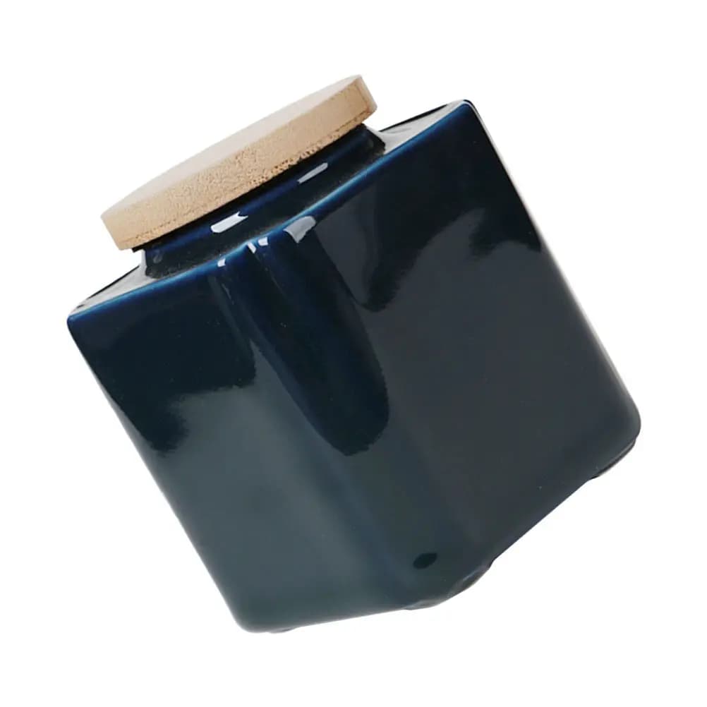 1Pcs Ceramic Tea Caddy Sealed Storage Container for Tea Spices Grain Freshness Keeping Jar Jar Canister Storage Container