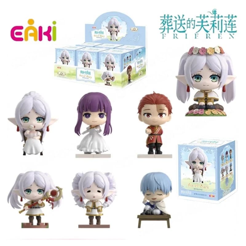EAKI Frieren Beyond Journey‘s End Travel Diary Series Figure Blind Box PVC Mini Anime Action Figure Collectible Model Toy Gifts