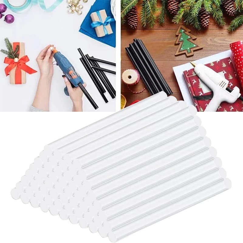 10pcs Hot melt Glue Gun Repair Alloy Accessories Transparent Hot melt Gun Glue Sticks Gun Adhesive DIY Tools