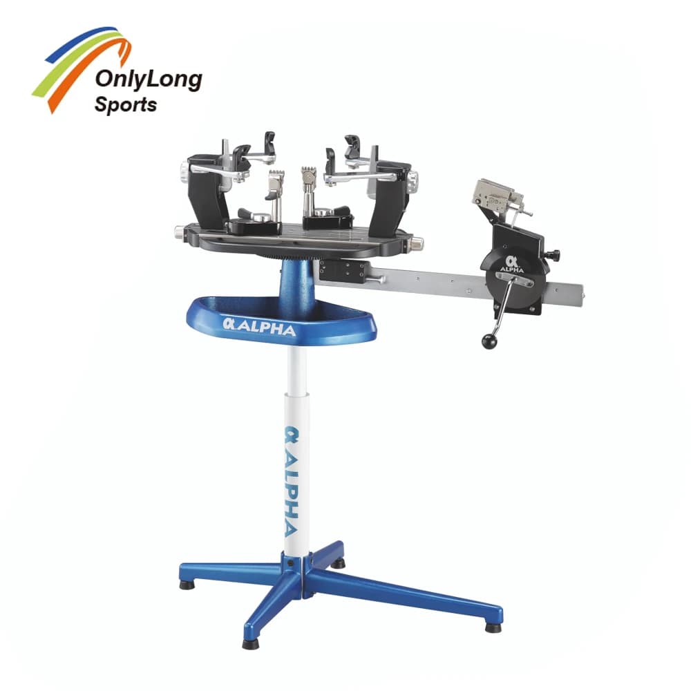 ALPHA tennis and badminton racket machine with 9 pounds to 90 pounds manual